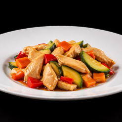 Pollo con verdure